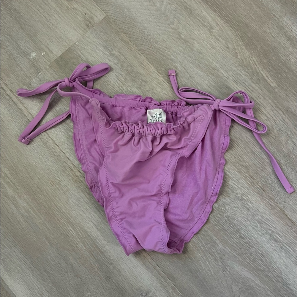 Lavender Bikini Bottom with Side Ties